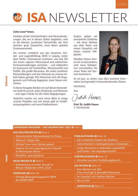 ISA-Newsletter 02/2025